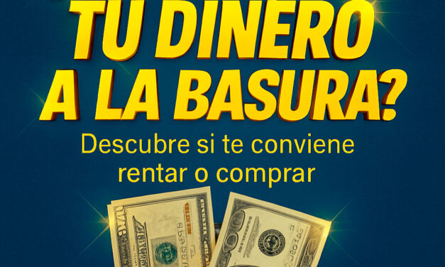 ¿Estás tirando tu dinero a la basura? 💸 Descubre si te conviene rentar o comprar.