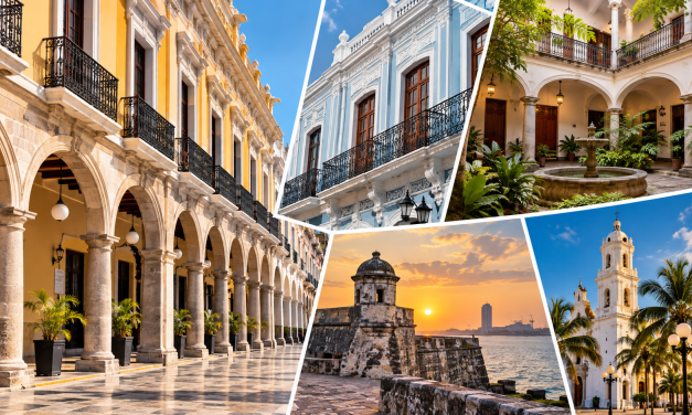 ¿Por qué las casas antiguas de Veracruz tienen patios y portales?